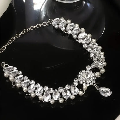 Statement Pearl & Diamond Necklace