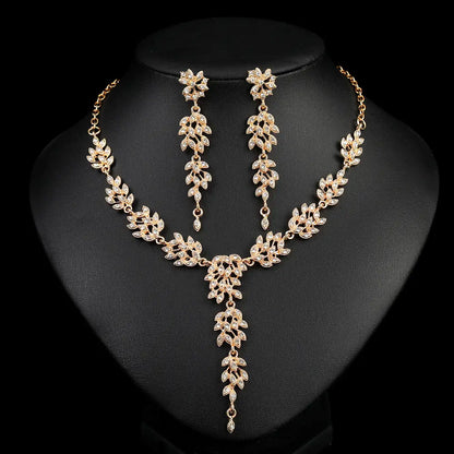 Luxury Crystal Bridal Necklace Set