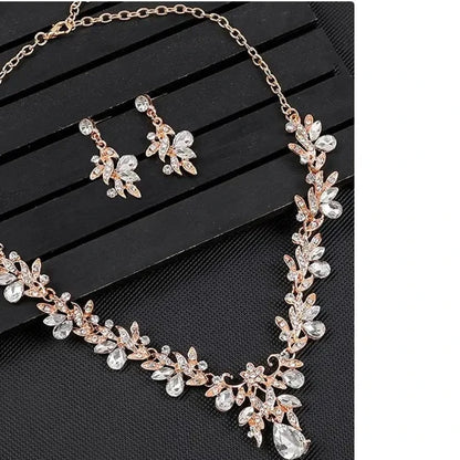 Bridal Crystal Necklace Set