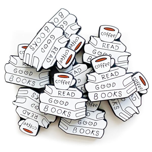 Matte Book and Coffee Cup Focals Lenght 30mm, Width 28mm(Package of 10)